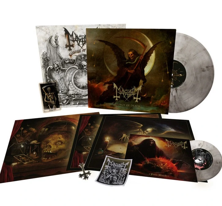MAYHEM - LITURGY OF DEATH / DELUXE VINYL BOX SET / MARBLED VINYL / LP+7"