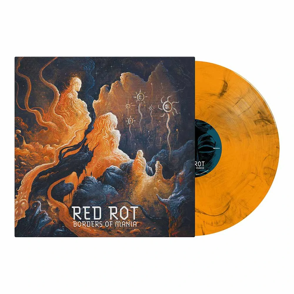 RED ROT - Borders Of Mania / Orange Marbled Vinyl