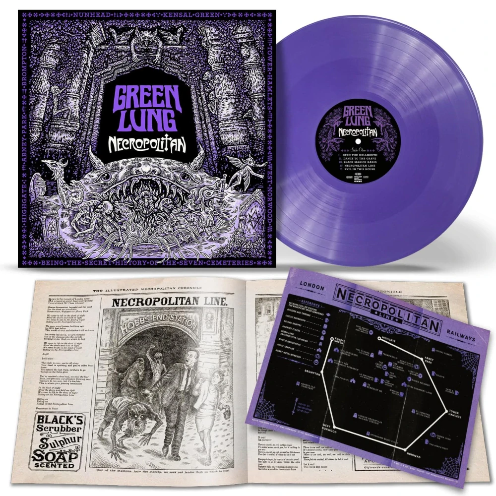 GREEN LUNG - Necropolitan / Purple Vinyl