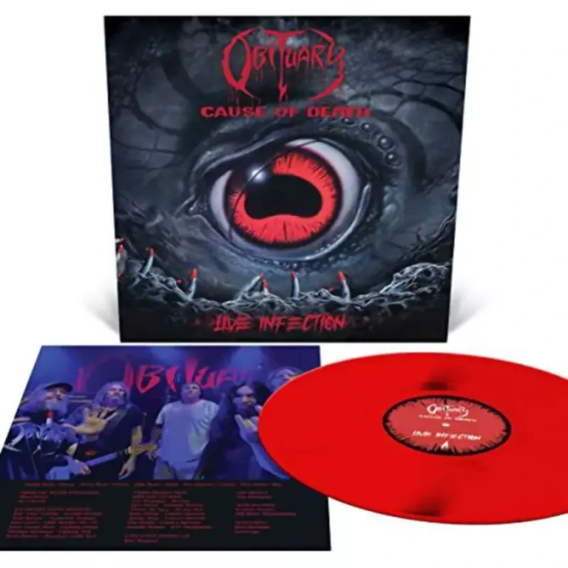 OBITUARY - Cause Of Death - Live Infection / Red Blood Vinyl