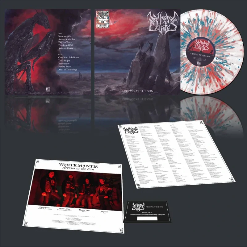 WHITE MANTIS - Arrows at the Sun / Splatter Vinyl