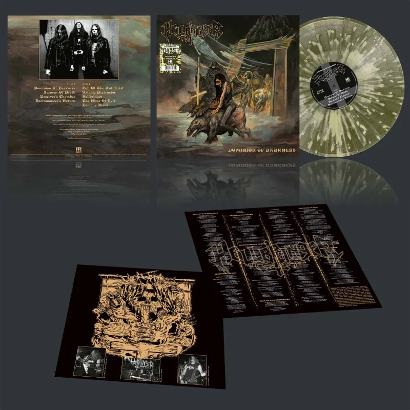 HELLBRINGER - Dominion of Darkness / Splatter Vinyl