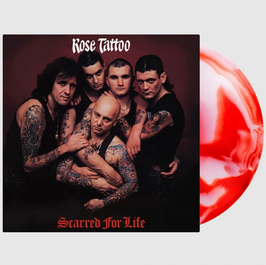 ROSE TATTOO - Scarred For Life / Red White Vinyl