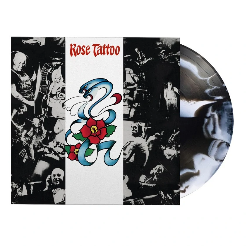 ROSE TATTOO - Rose Tattoo / White Black Swirled Vinyl