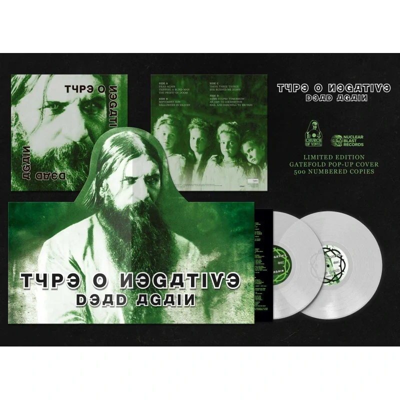 TYPE O NEGATIVE - Dead Again / 2 LP COLOURED / POP-UP COVER
