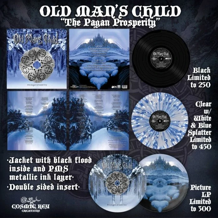 OLD MAN'S CHILD - The Pagan Prosperity / Splatter Vinyl