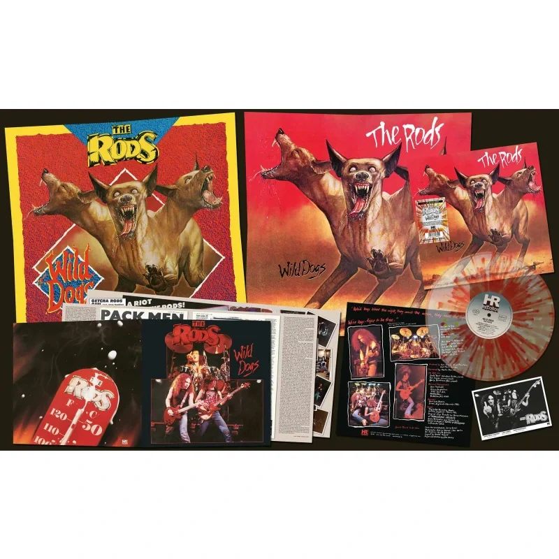 RODS THE - Wild Dogs / Splatter Vinyl