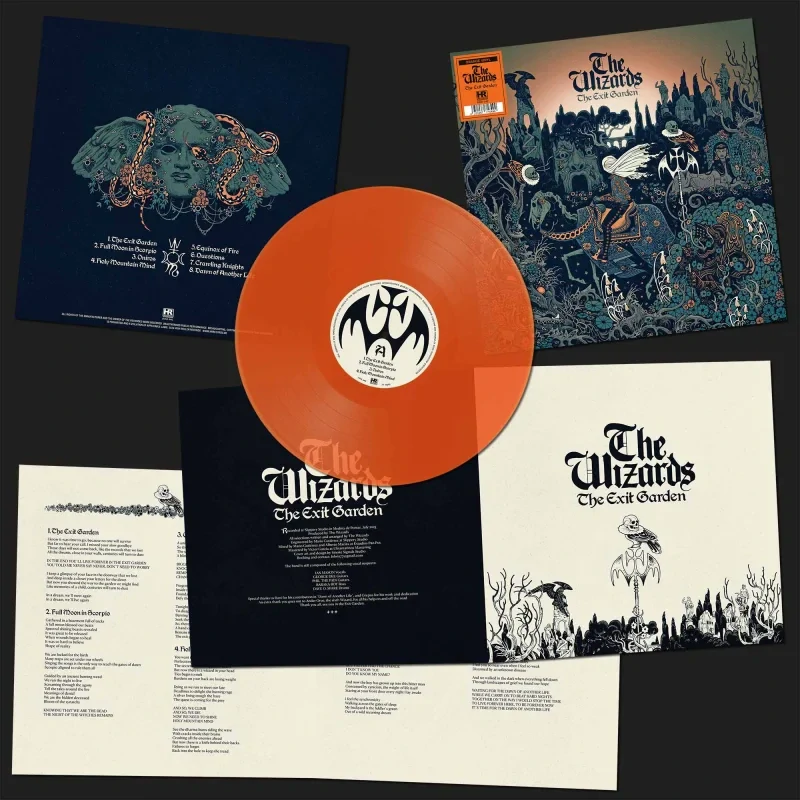 WIZARDS THE - The Exit Garden / Orange Vinyl