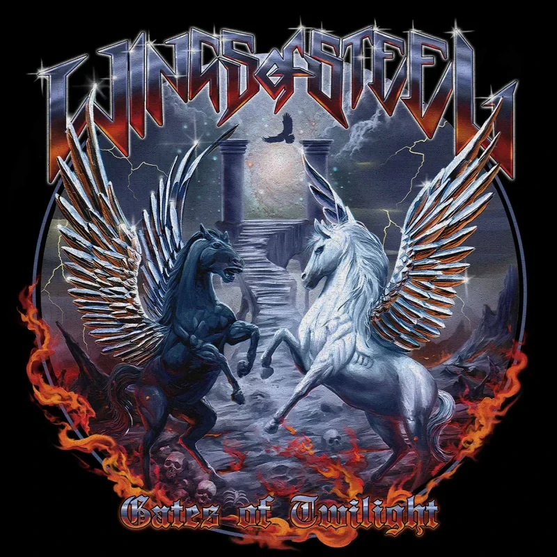 WINGS OF STEEL - Gates of Twilight / Splatter Vinyl