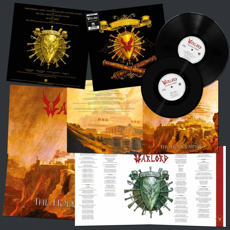 WARLORD - The Holy Empire / LP+7" / Splatter Vinyl