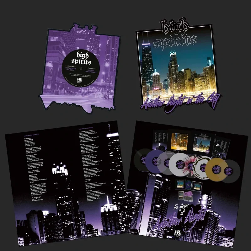 HIGH SPIRITS - Another Night in the City / Picture Shape Vinyl