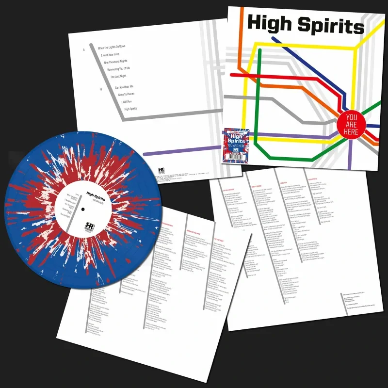 HIGH SPIRITS - You Are Here / Splatter Vinyl