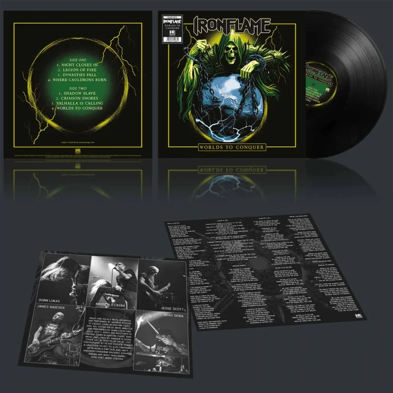 IRONFLAME - Worlds to Conquer / Marbled Vinyl