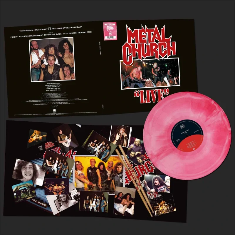 METAL CHURCH - Live / Coloured Vinyl