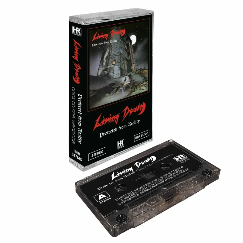 LIVING DEATH - Protected from Reality / Back to the Weapons / MC Cassette