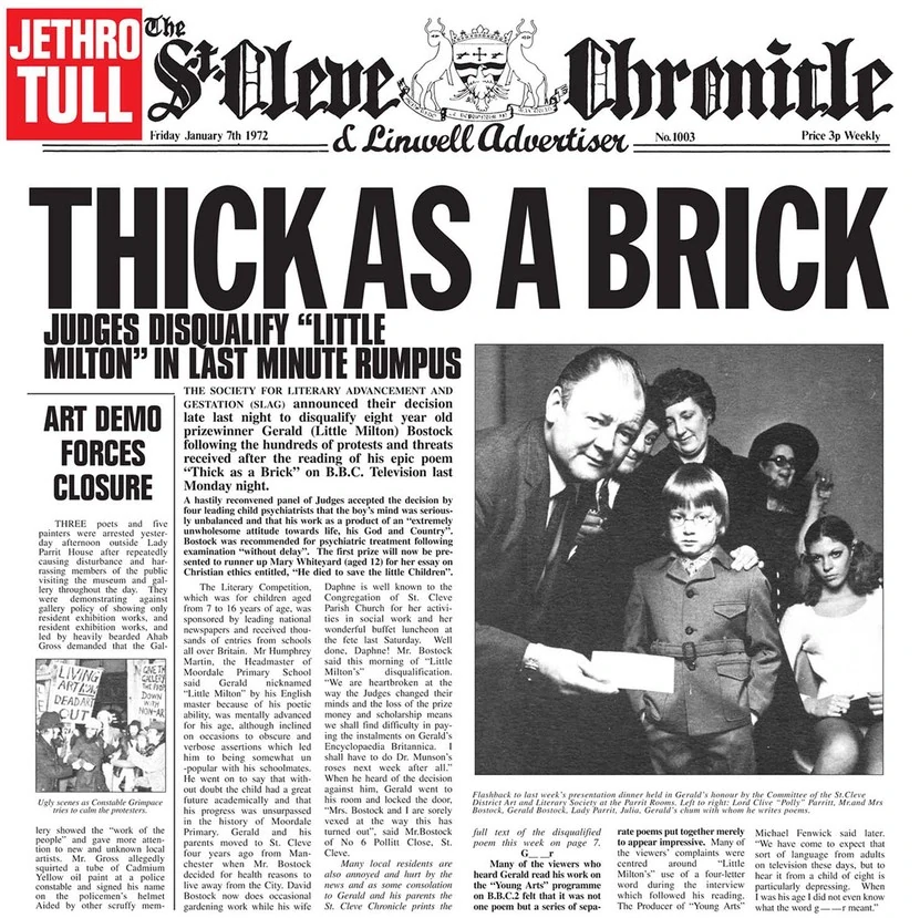 JETHRO TULL - Thick As A Brick / Limited Vinyl