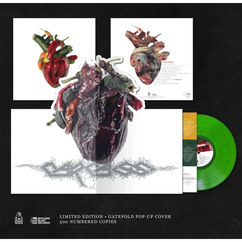 CARCASS - Torn Arteries / POP- UP COVER / Coloured Vinyl / Ltd. 195