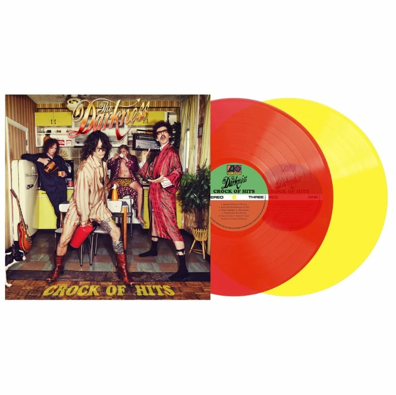 DARKNESS (UK) - Crock Of hits / Best Of / Red & Yellow Vinyl / 2LP