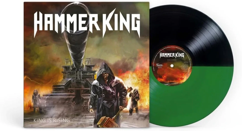 HAMMER KING - King Is Rising / Remastered 2026 / Coloured Vinyl / P+S