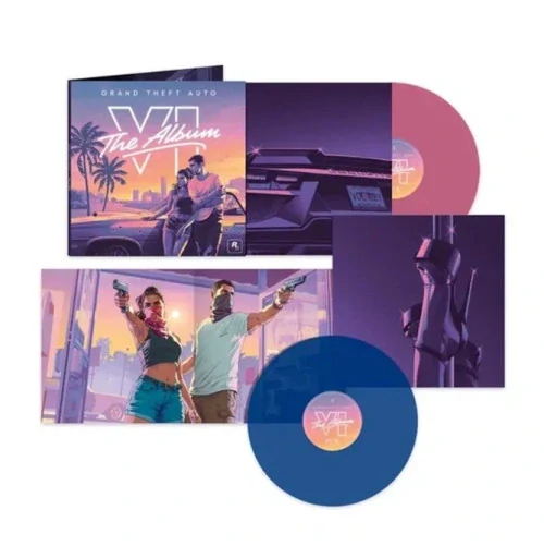 Grand Theft Auto VI:The Album / OST / Clear & Pink / 2 LP