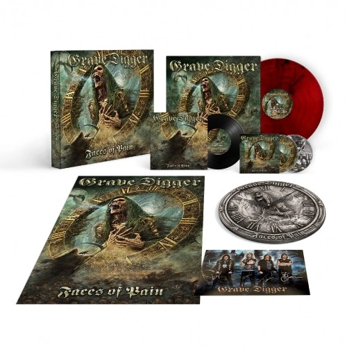GRAVE DIGGER - Faces Of Pain / Vinyl Box / LP+7"+2CD