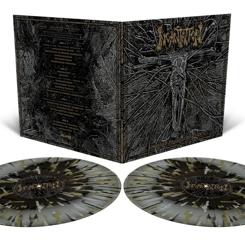 INCANTATION - Onward To Golgotha Live / Coloured Splatter Vinyl
