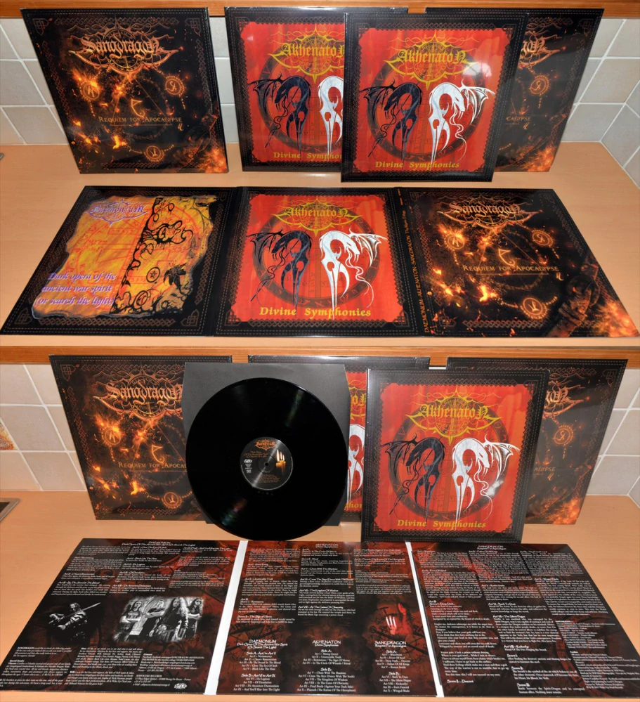 DAEMONIUM / AKHENATON / SANGDRAGON - Thy Mystic Trilogy / 3 LP