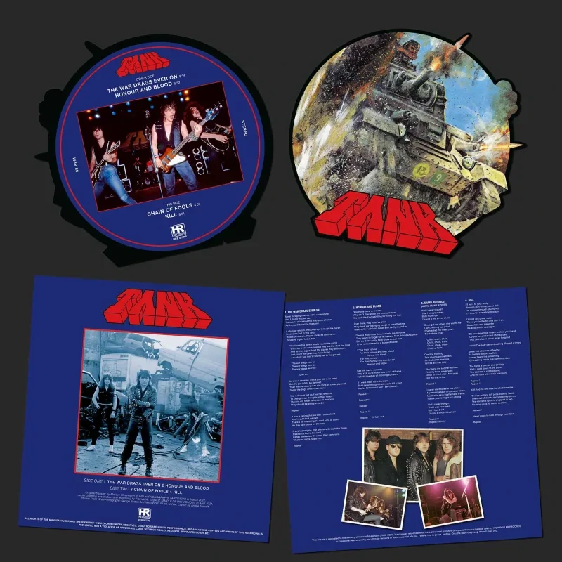 TANK - Honour & Blood / PICTURE SHAPE VINYL