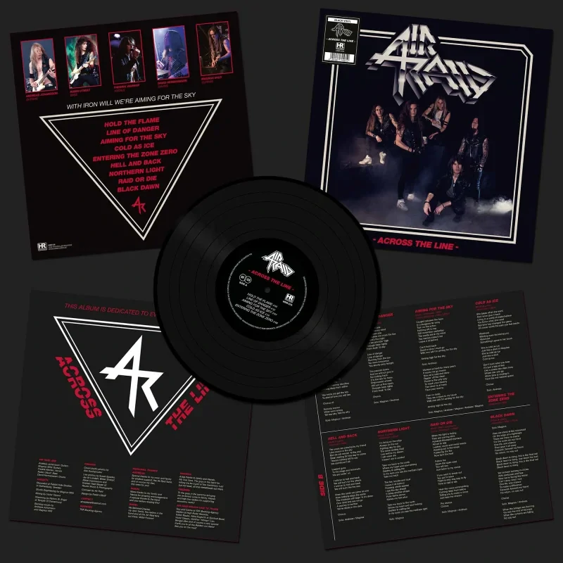 AIR RAID - Across the Line / Vinyl