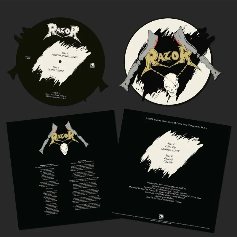 RAZOR - Forced Annihilation / Picture Shape Vinyl