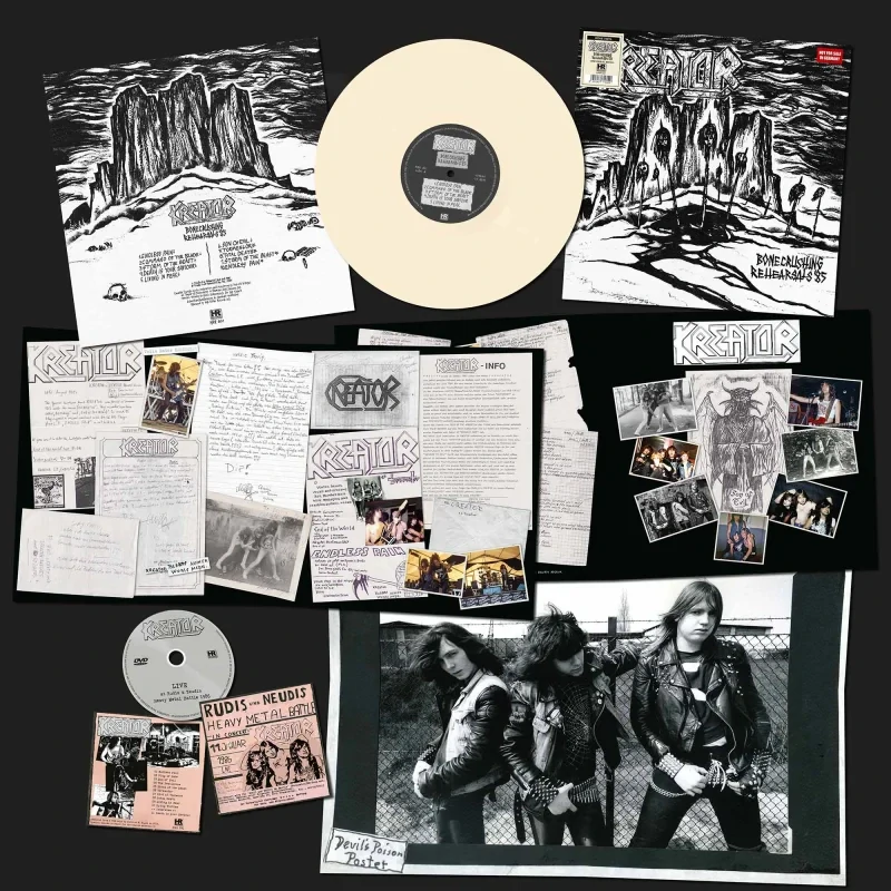 KREATOR - Bonecrushing Rehearsals '85 / Coloured Vinyl + DVD