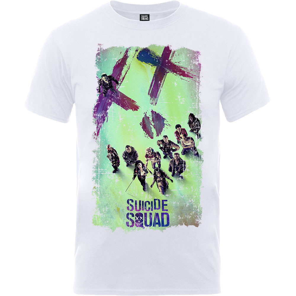 DC COMICS - SUICIDE SQUAD MOVIE POSTER / TRIČKO PÁNSKÉ / M