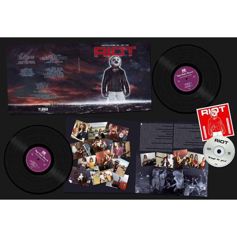RIOT - ARCHIVES VOL.2:1982-1983 / 2 LP + DVD / LIMITED 400 KS