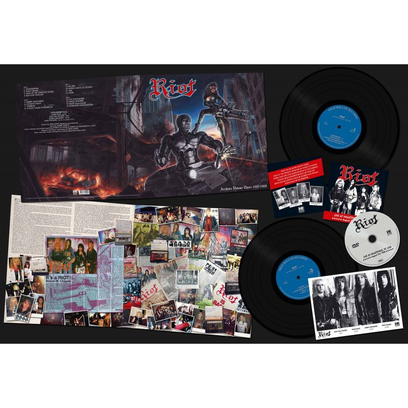 RIOT - ARCHIVES VOLUME 3: 1987-1988 / 2 LP + DVD / LIMITED 400 KS