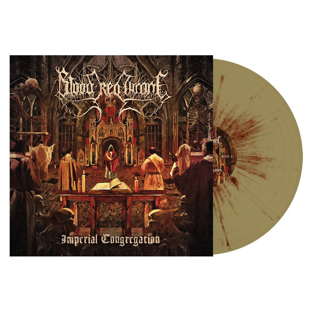 BLOOD RED THRONE - IMPERIAL CONGREGATION / GOLD/RED SPLATTER VINYL /