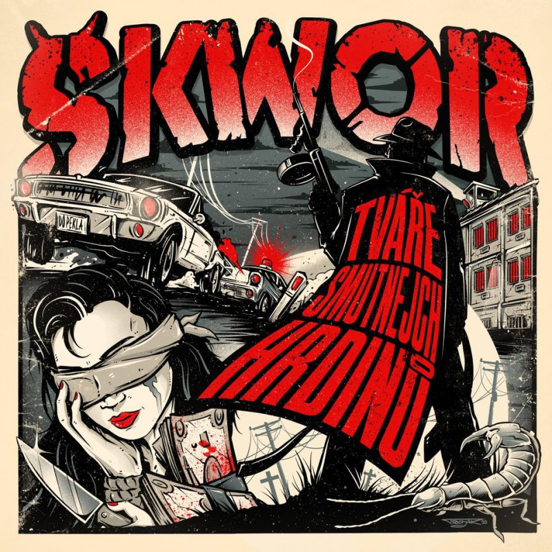 ŠKWOR - TVÁŘE SMUTNEJCH HRDINŮ / 1 LP