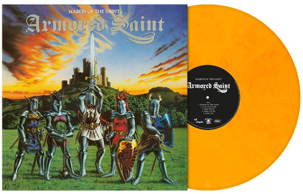 ARMORED SAINT - MARCH OF THE SAINT / ORANGE MARBLED VINYL / LIMITED 300 KS