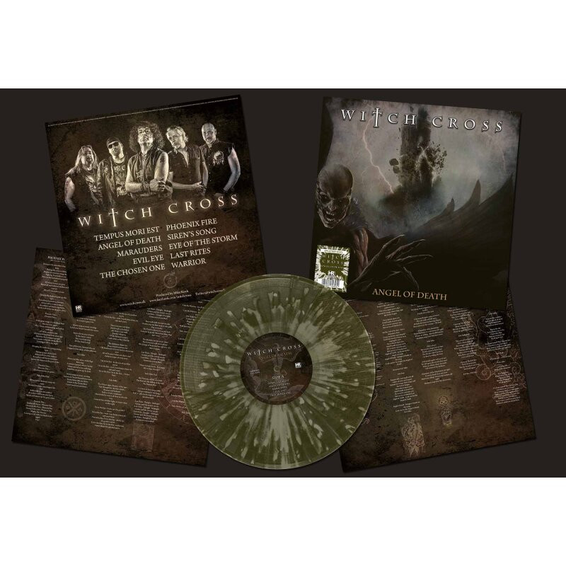 WITCH CROSS - ANGEL OF DEATH / SPLATTER VINYL