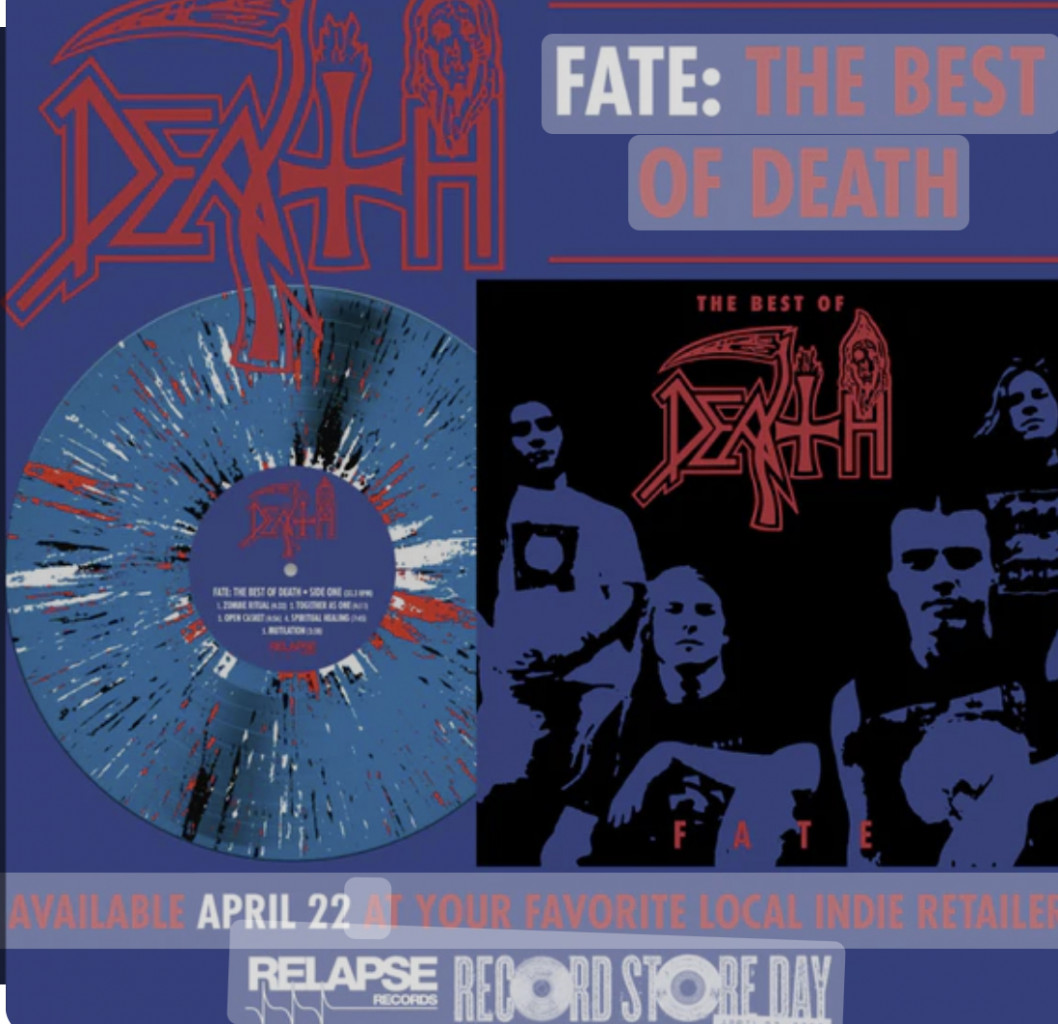 DEATH - FATE: THE BEST OF DEATH / COLOURED VINYL / RSD23