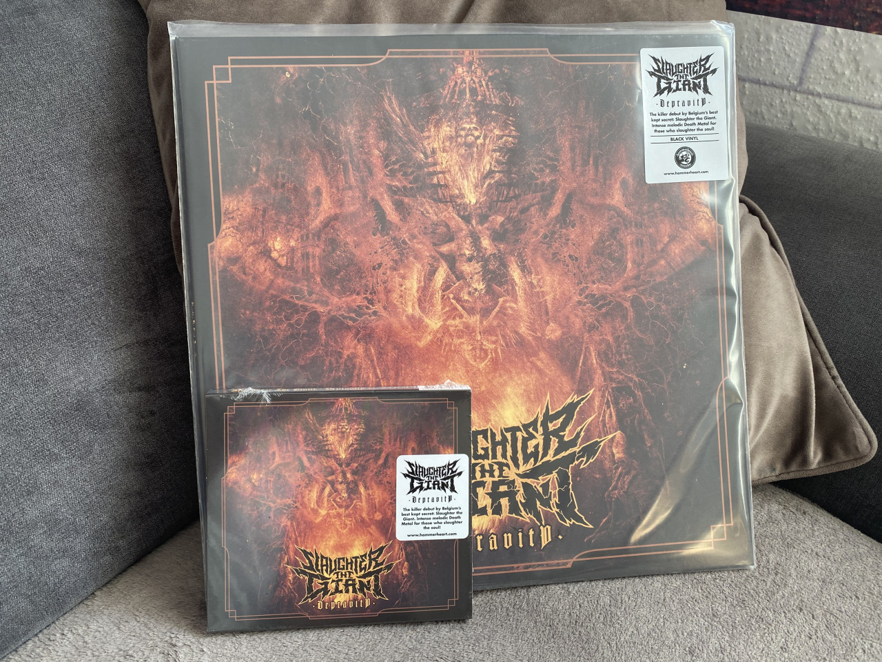 SLAUGHTER THE GIANT - DEPRAVITY / VINYL / + CD ZDARMA