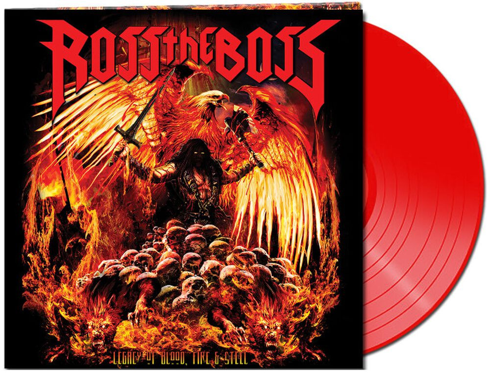 ROSS THE BOSS - BY BLOOD SWORN / RED VINYL