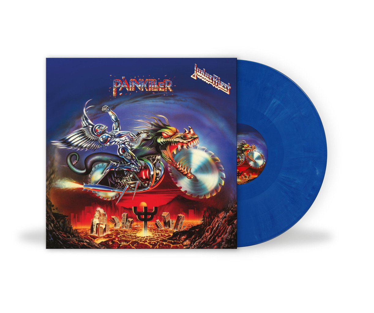 JUDAS PRIEST - PAINKILLER / BLUE MARBLED VINYL