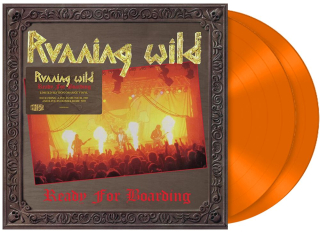 RUNNING WILD - Ready For Boarding Live / ORANGE VINYL / 2 LP