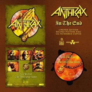 ANTHRAX - In The End / SHAPED VINYL