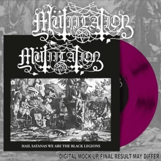 MUTIILATION - Hail Satanas We Are The Black Legions / 7" vinyl coloured