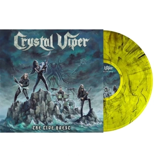 CRYSTAL VIPER - The Live Quest / Marbled Vinyl