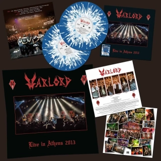 WARLORD - Live in Athens 2013 / 2 LP / Splatter Vinyl