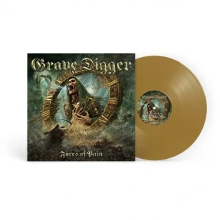GRAVE DIGGER - Faces Of Pain / Gold Vinyl