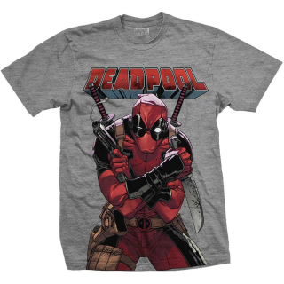 MARVEL COMICS - DEADPOOL BIG PRINT / TRIČKO PÁNSKÉ / XXL