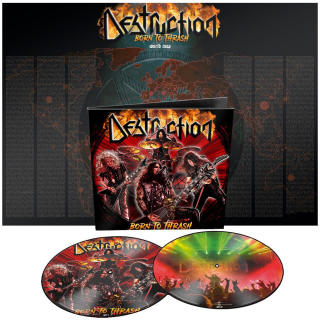 DESTRUCTION - BORN TO THRASH (LIVE IN GERMANY) / LP / PICTURE / LIMITED 666